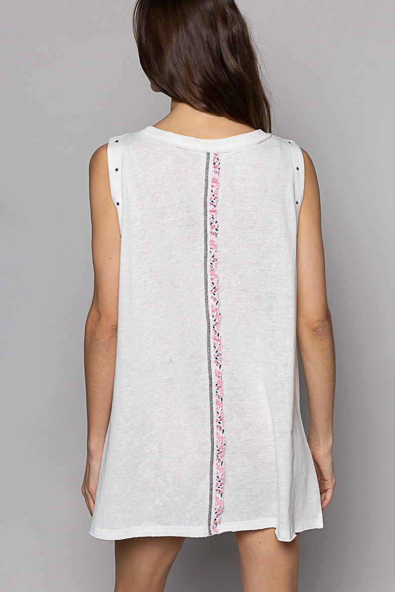 Star Studded Sleeveless Tunic