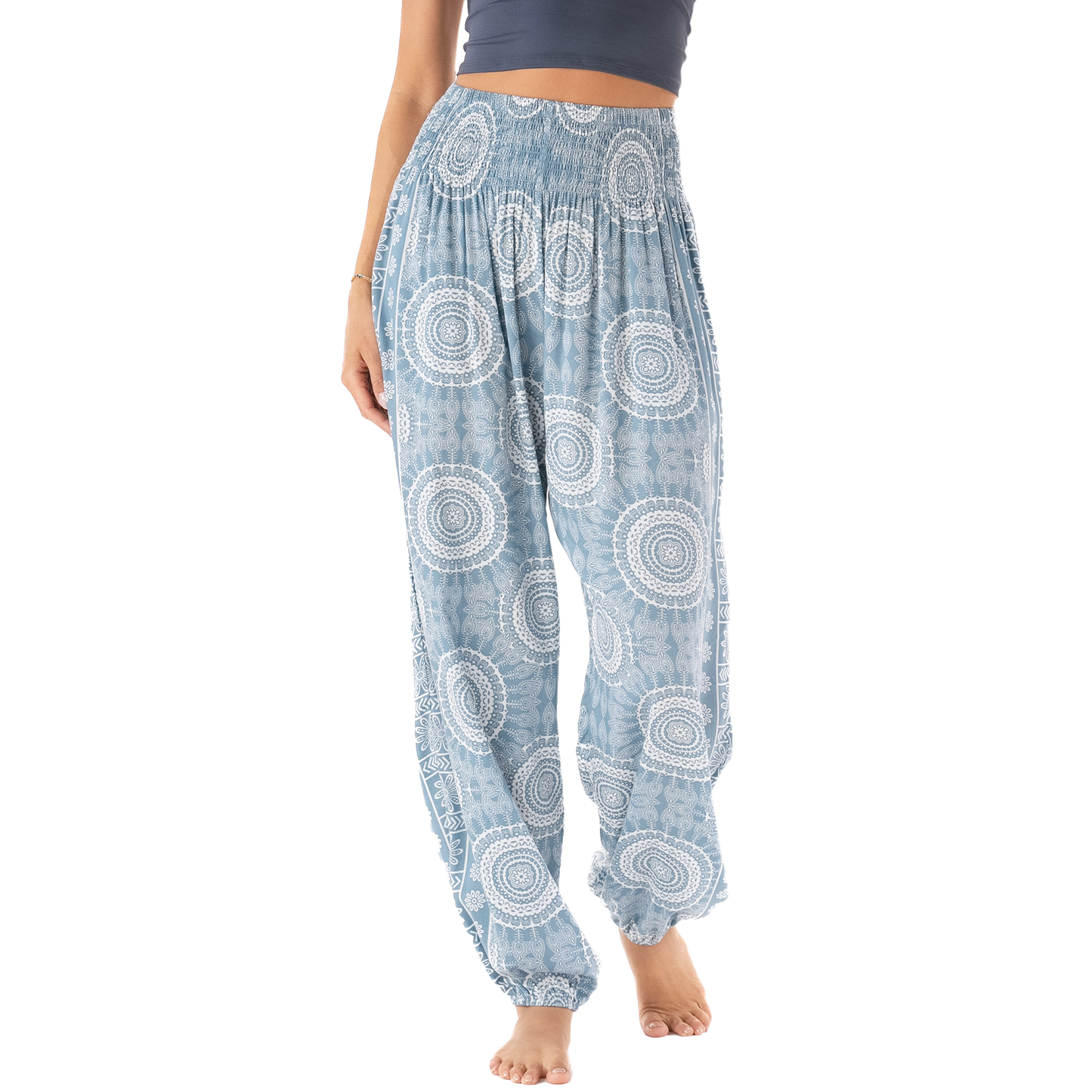 Moon Shadow Harem Pants with Pockets - Buttercup Lynne Boutique