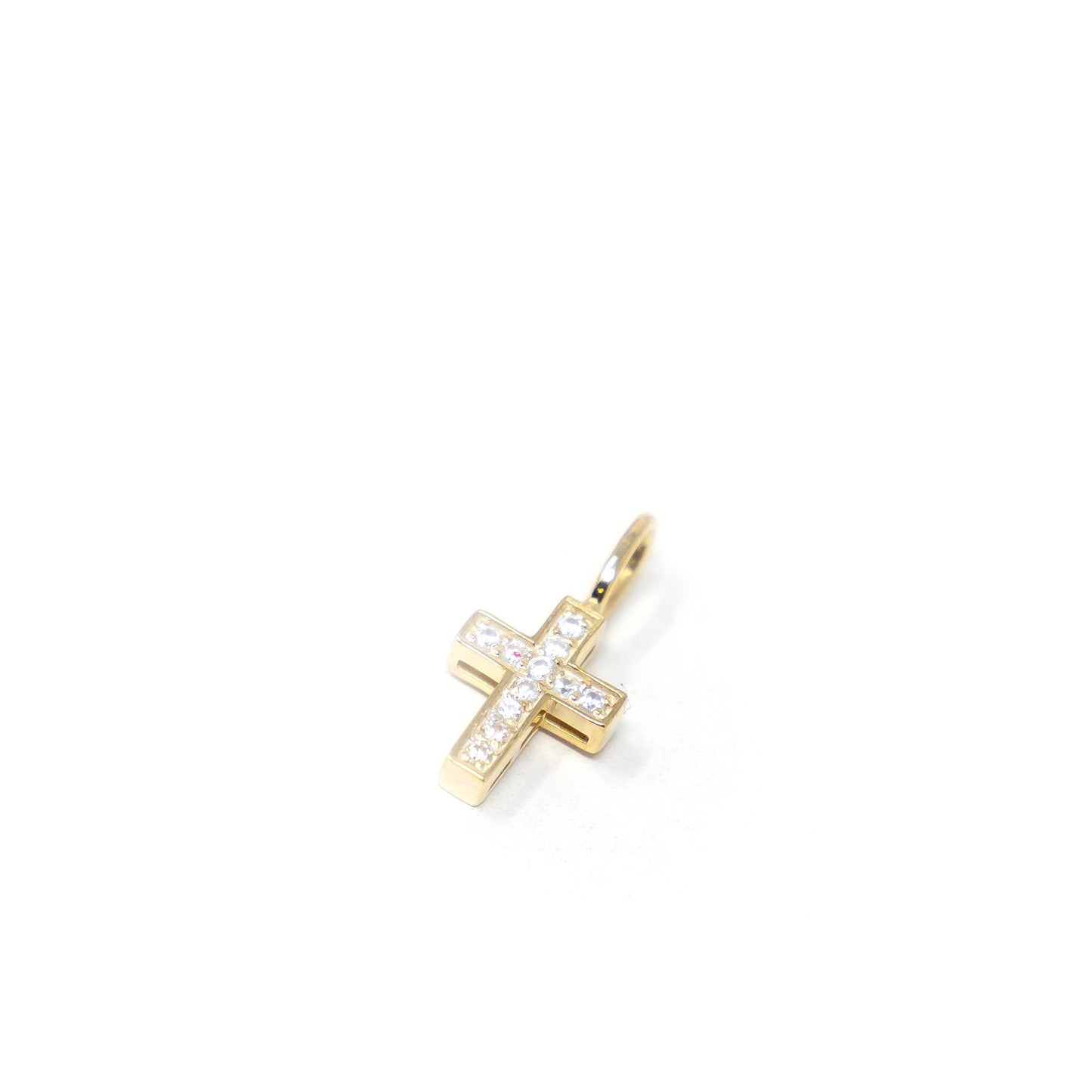 Crystal Cross Charm