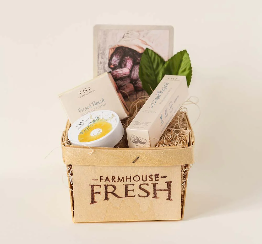 Farmhouse Fresh - Beach Lip Gift Basket