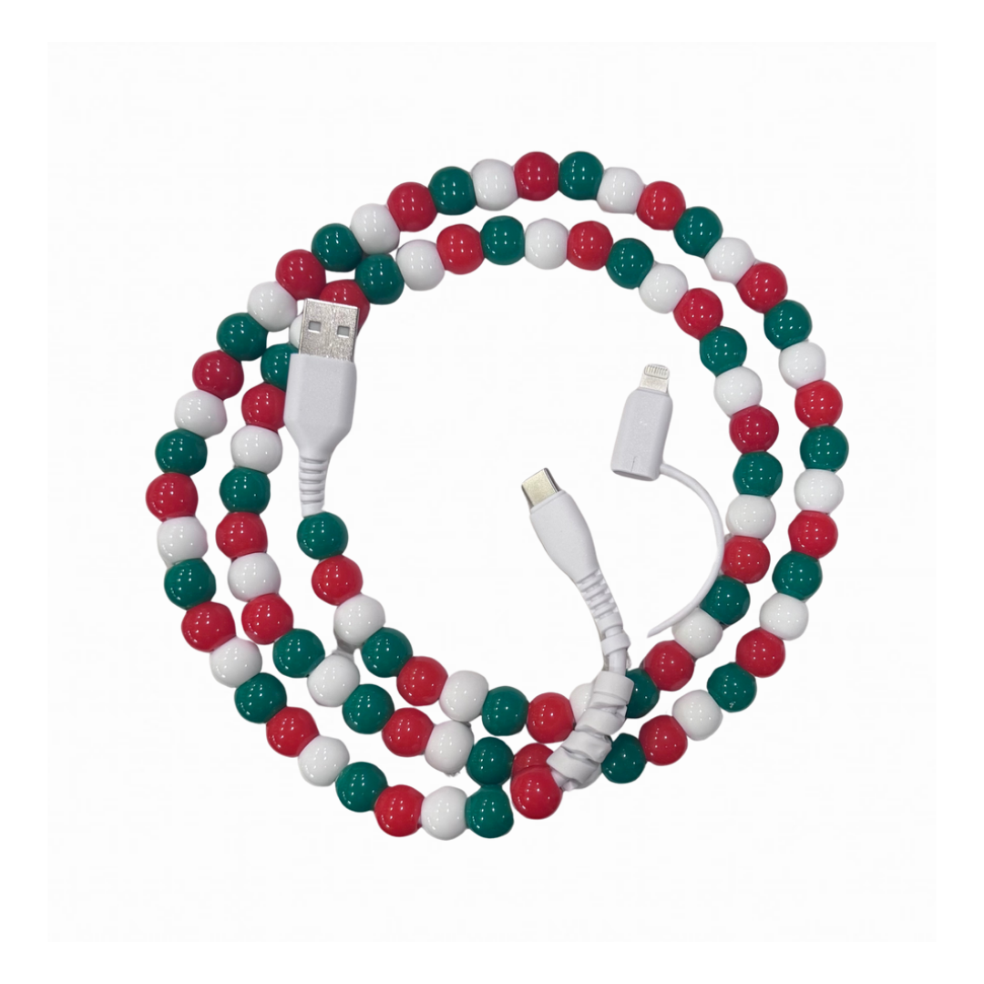 Beaded-Cable-Jolly-red-green-white 