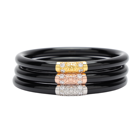 Three Kings All Weather Bangles® (AWB®) - Black