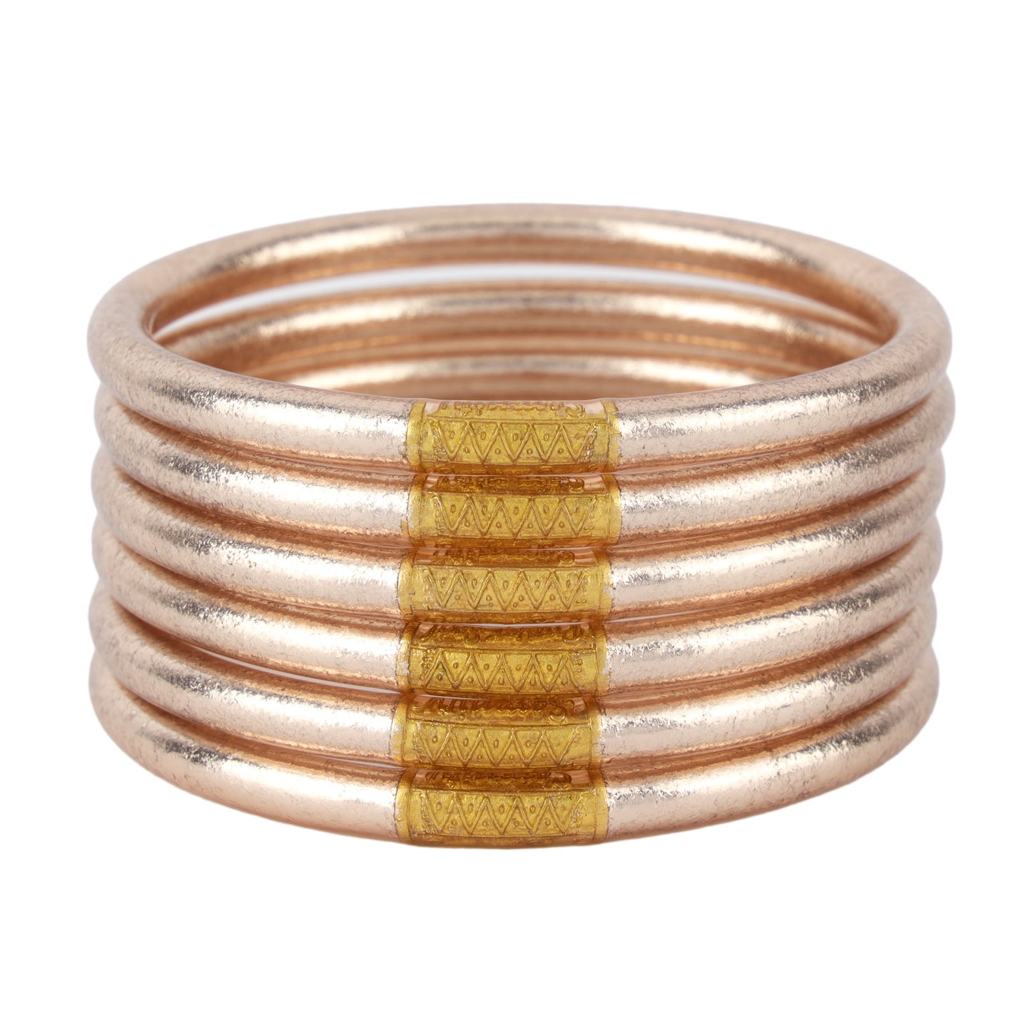 Serenity Prayer - All Weather Bangles by BuDhaGirl - Champagne