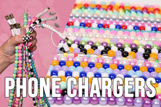 Beaded Charging Cords - Fit for all device USBC & Lightening - Buttercup Lynne Boutique