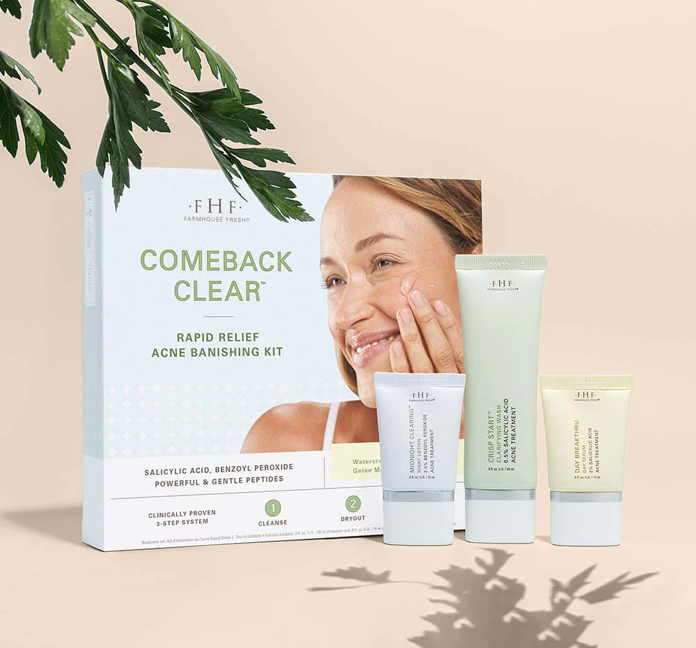 Farmhouse Fresh - Comeback Clear® Rapid Relief Acne Kit