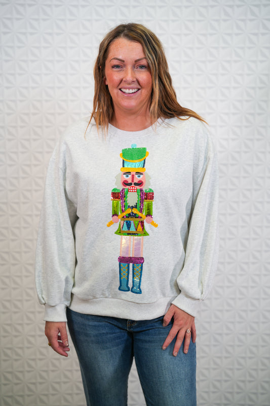 Jolly Holiday Nutcracker Sweatshirt