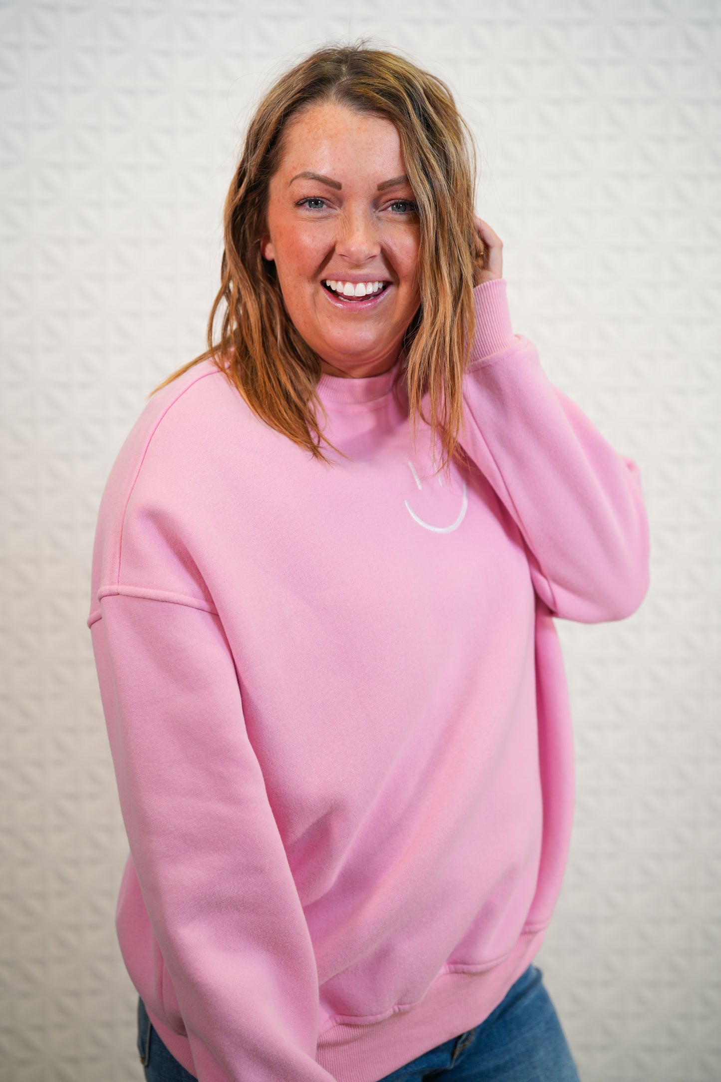 I Hope You Have The Best Day Ever - Light Pink Crewneck