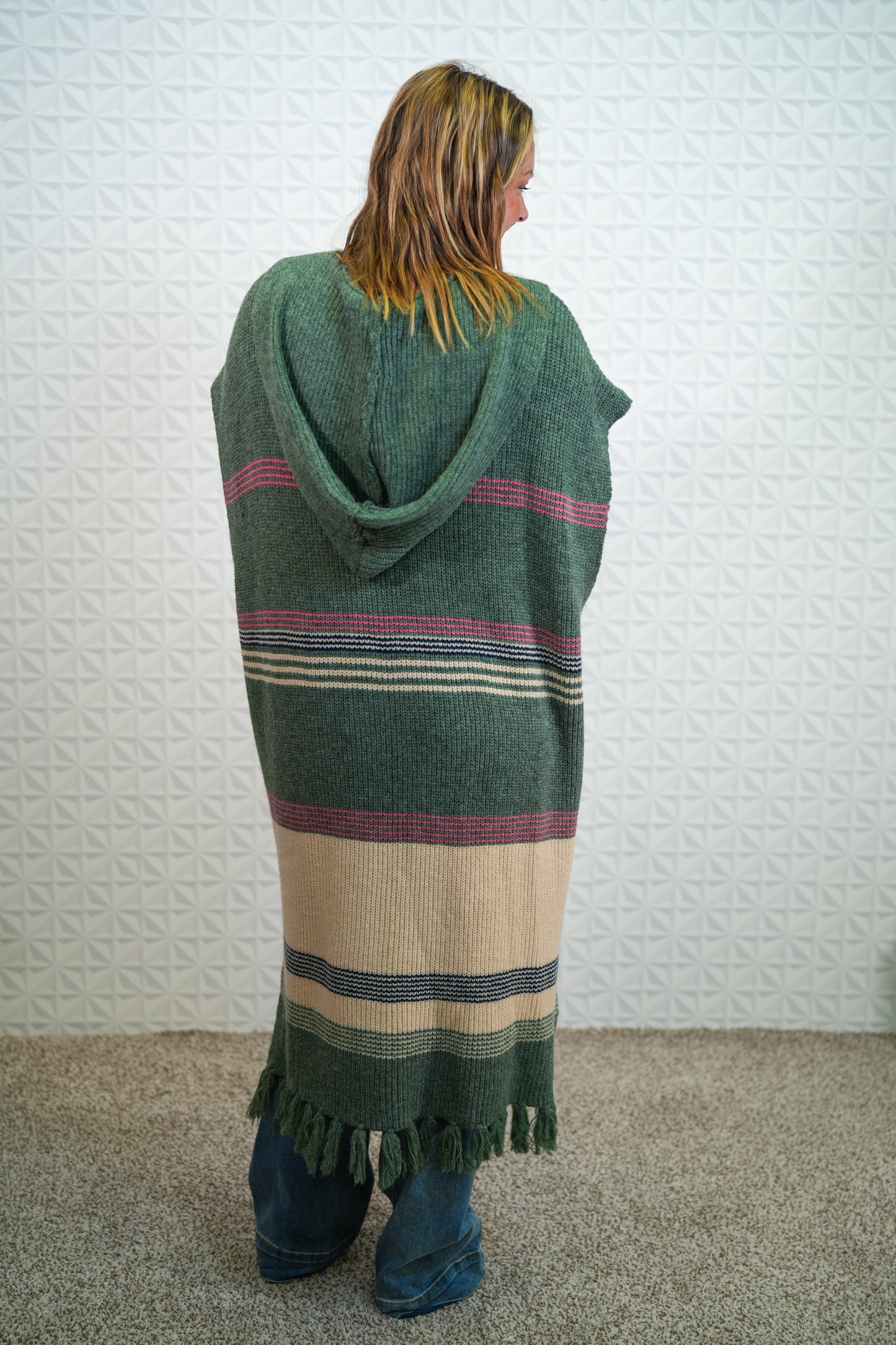 Knitted Sweater Kimono - Regular Size - Oversize Fit