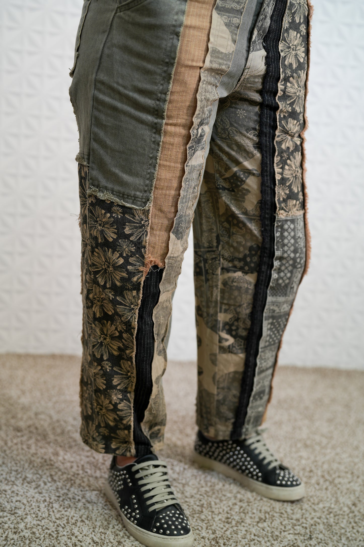 Oli & Hali We've Got History Patchwork Twill Bottoms