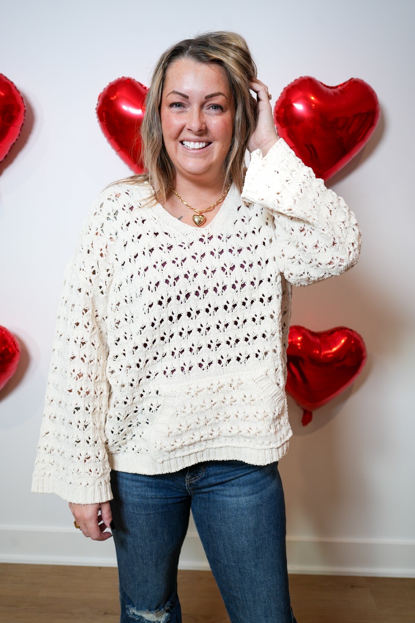 Gently Sway Hooded Bolero Sweater - Buttercup Lynne Boutique