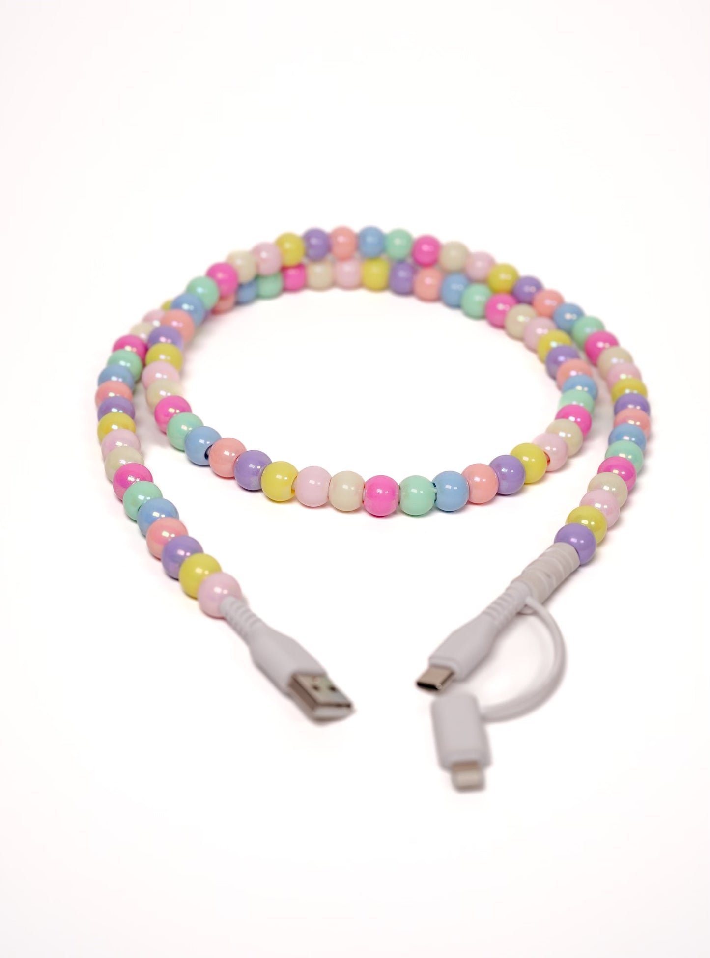 Beaded Charging Cords - Fit for all device USBC & Lightening - Buttercup Lynne Boutique