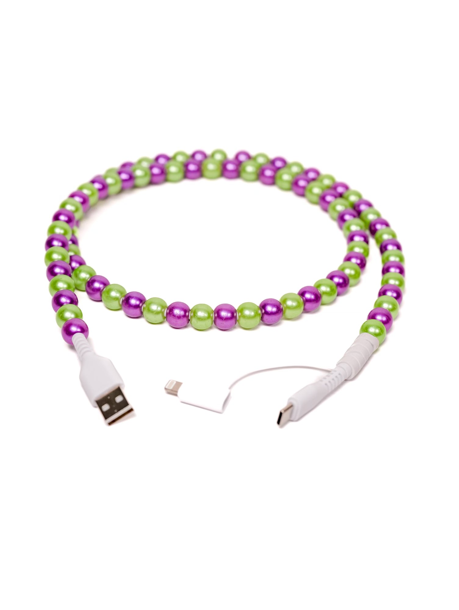 Beaded Charging Cords - Fit for all device USBC & Lightening - Buttercup Lynne Boutique