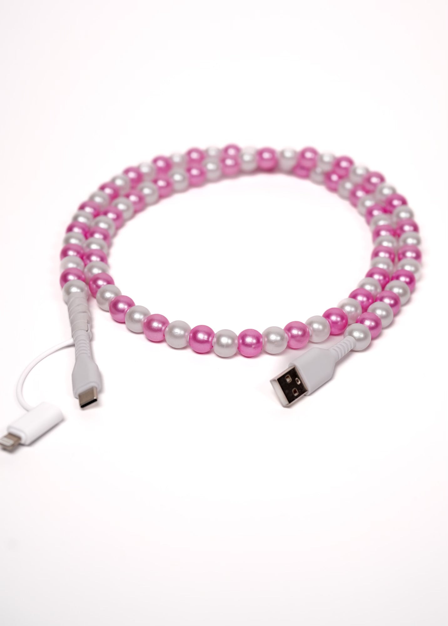 Beaded Charging Cords - Fit for all device USBC & Lightening - Buttercup Lynne Boutique