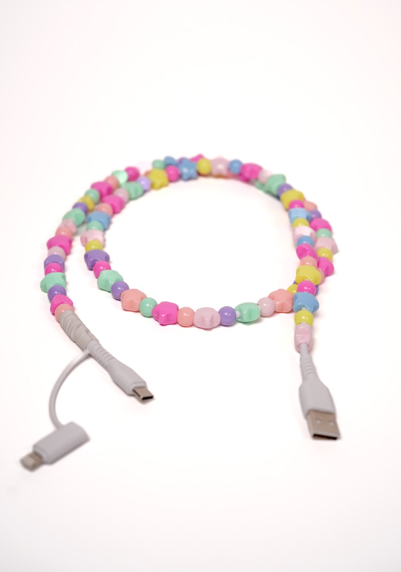 Beaded Charging Cords - Fit for all device USBC & Lightening - Buttercup Lynne Boutique