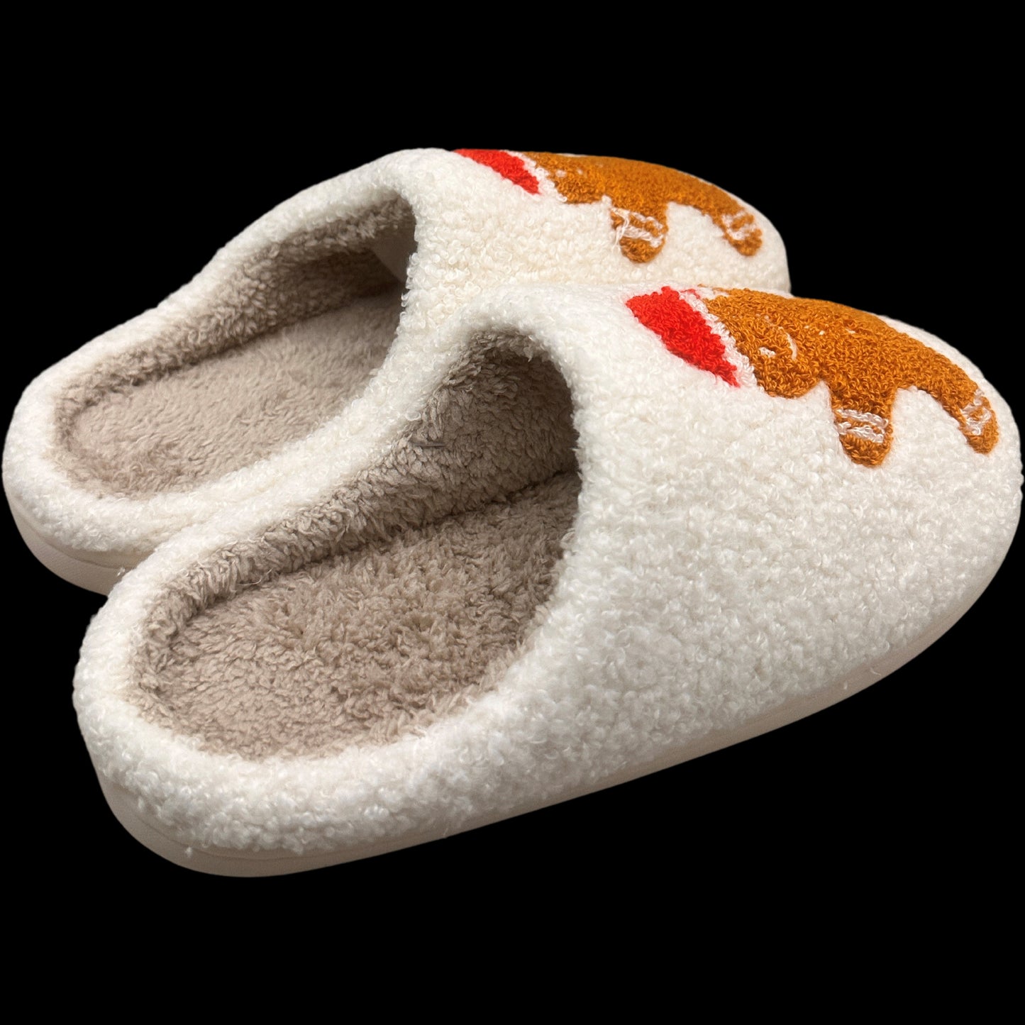 Gingerbread Man Slippers