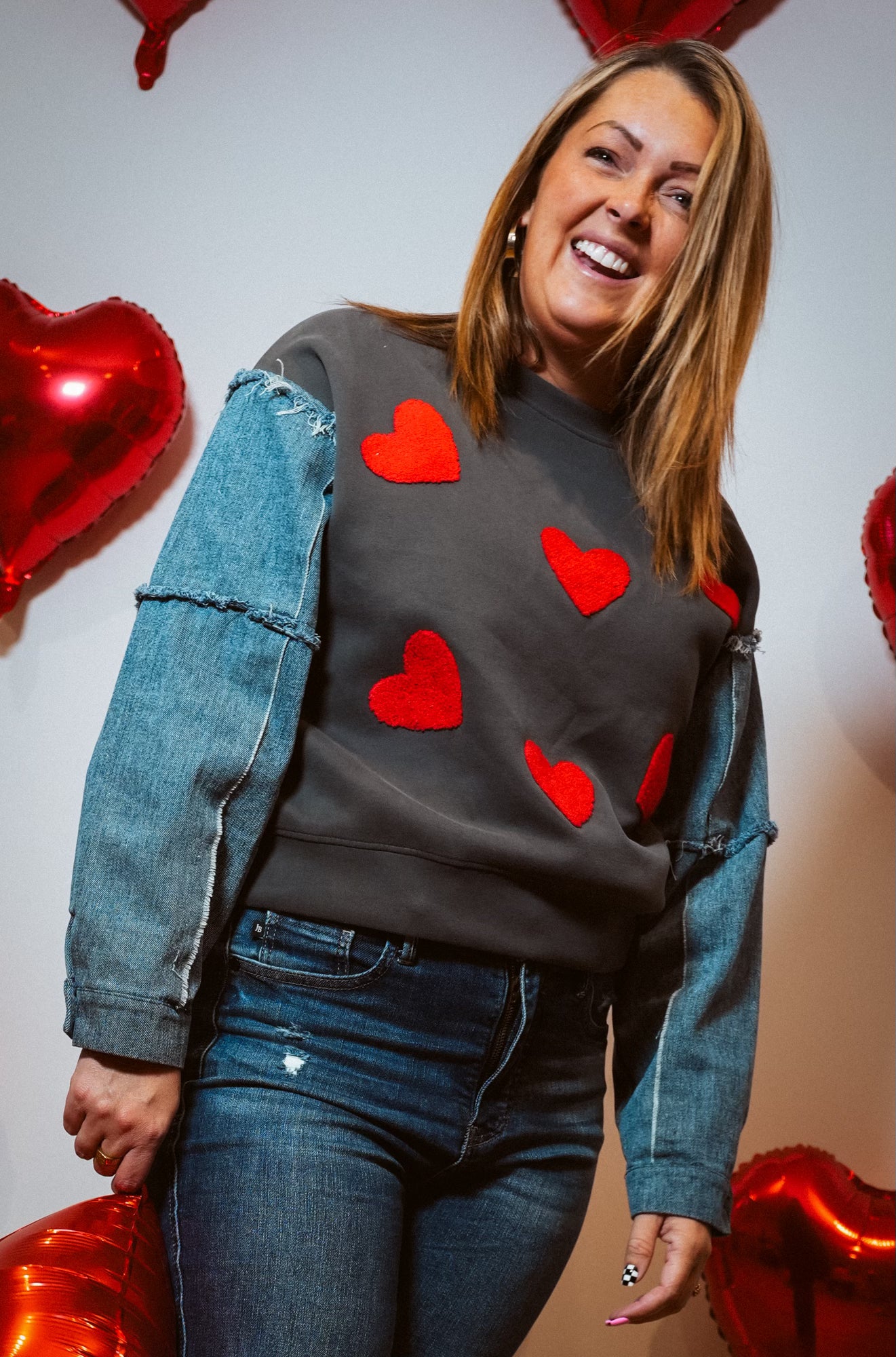 Hearts and Denim - Buttercup Lynne Boutique