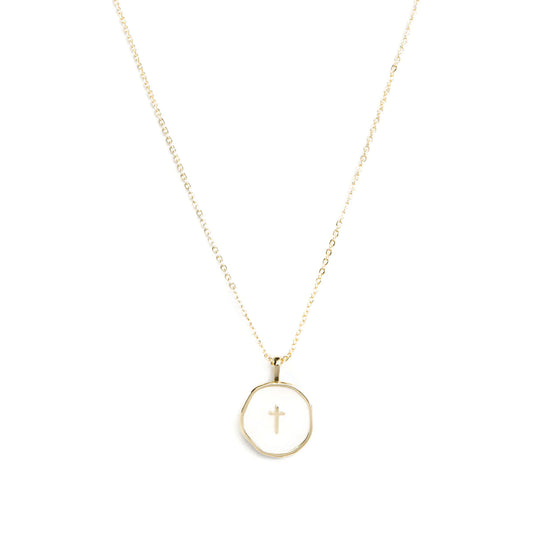 Tiny Simple Cross Pendant