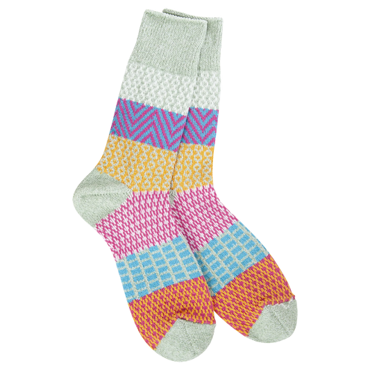 Sage Gallery Crew Sock - Buttercup Lynne Boutique