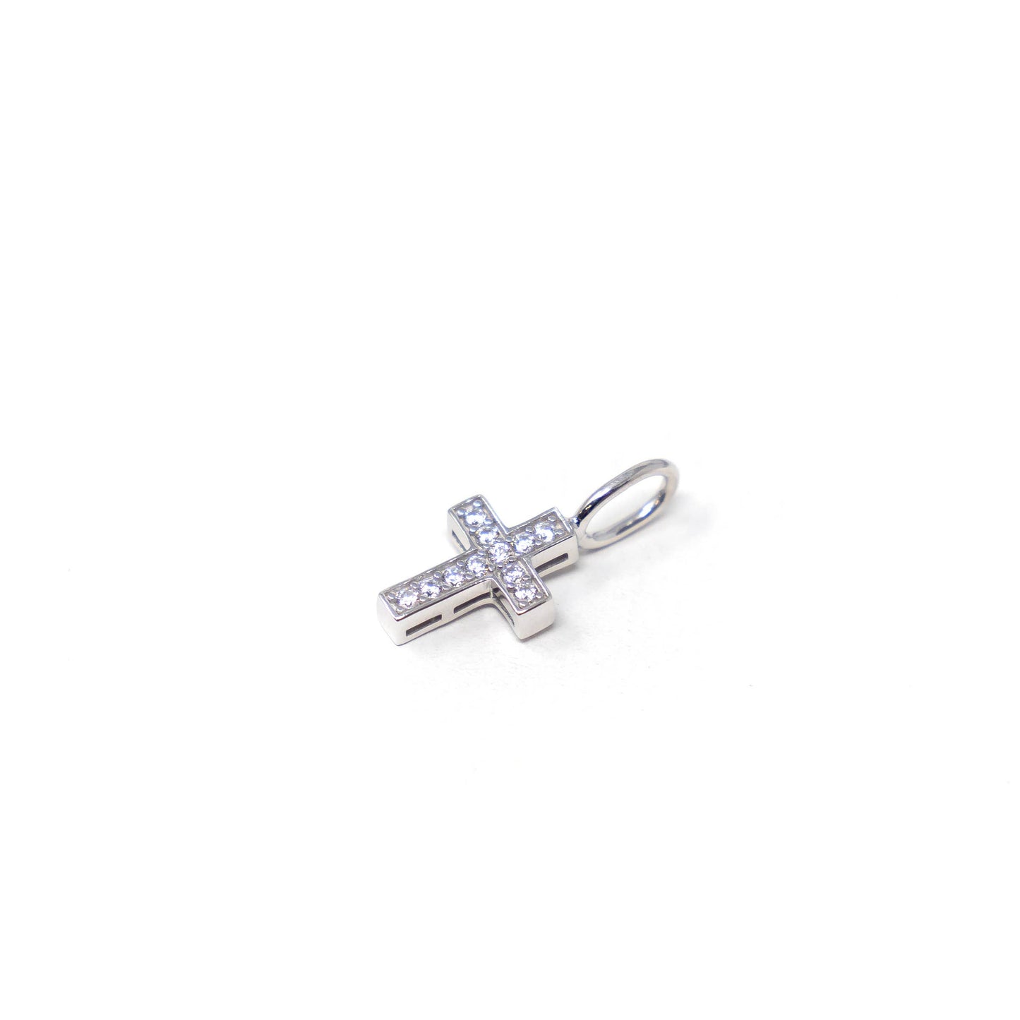 Crystal Cross Charm