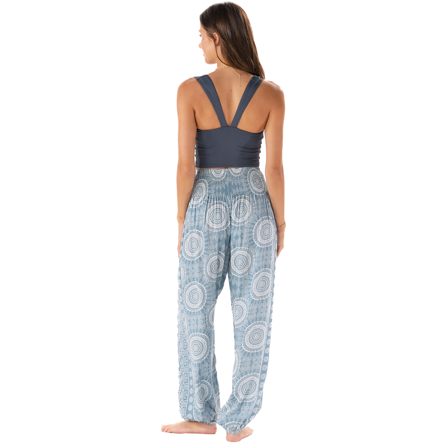 Moon Shadow Harem Pants with Pockets - Buttercup Lynne Boutique