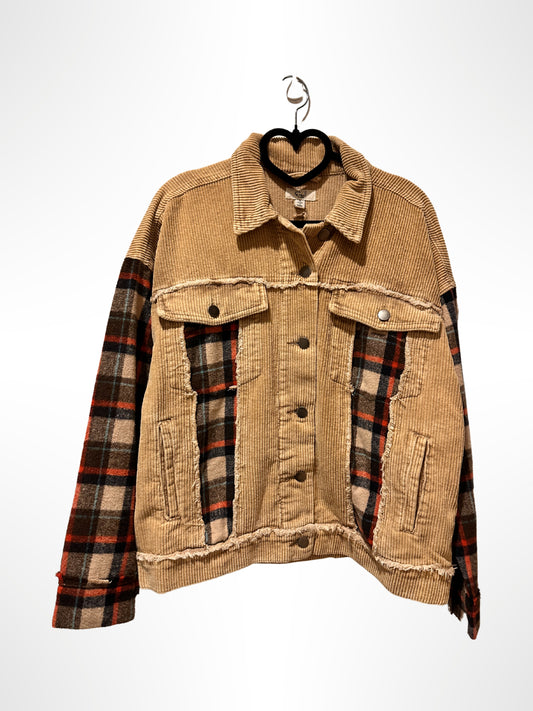 Loose Fit Corduroy Jacket - Regular Size