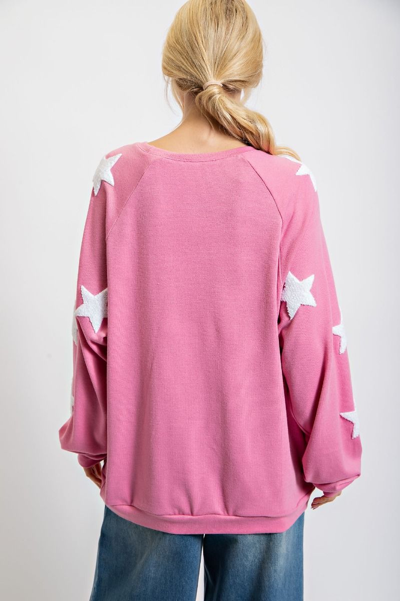 Stargaze Pullover Top - Regular and Plus - Barbie Pink