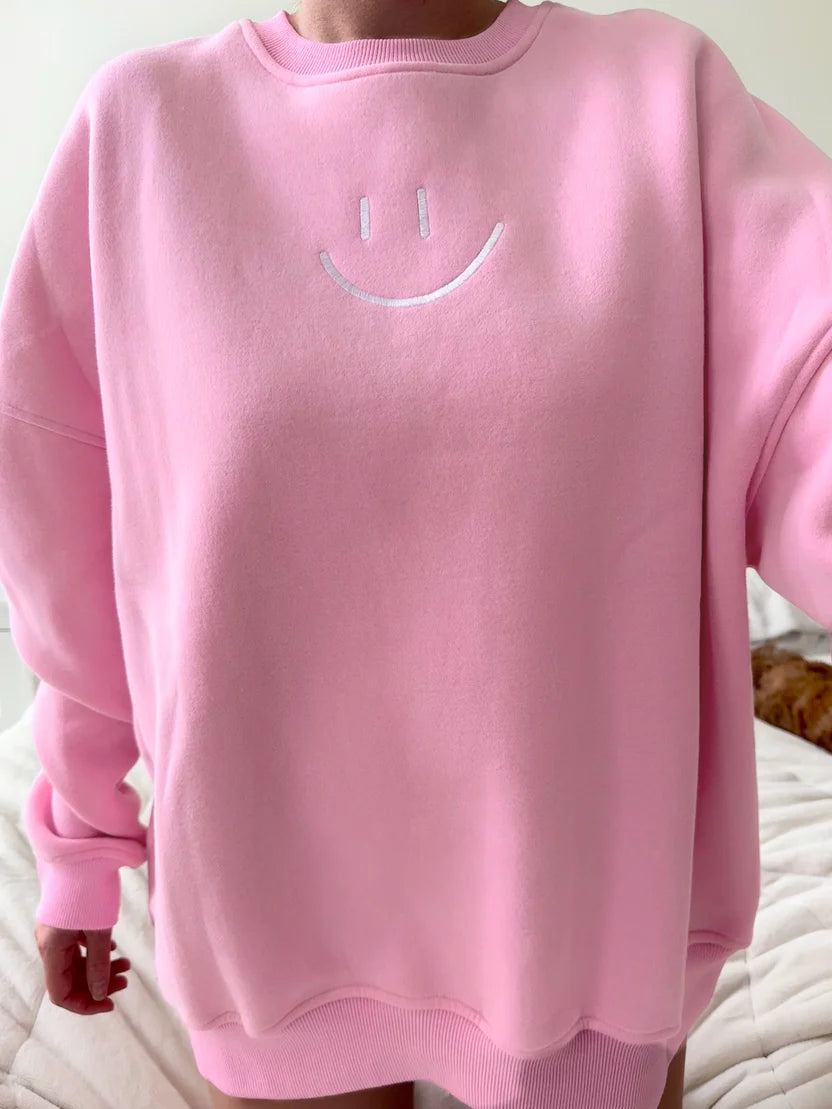 I Hope You Have The Best Day Ever - Light Pink Crewneck